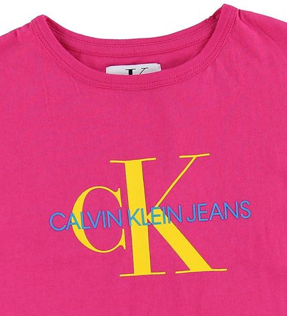 Calvin Klein T-shirt - Pink m. Logo