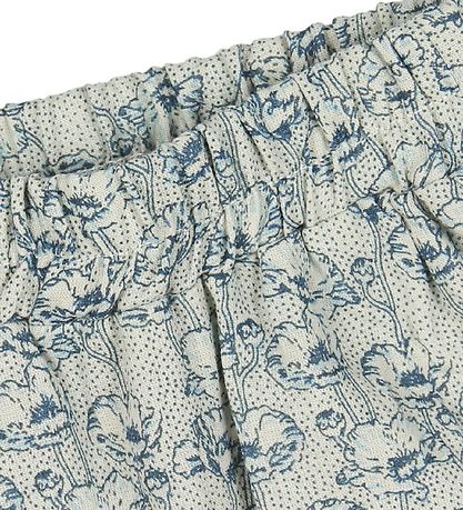 En Fant Shorts - Creme m. Blomster