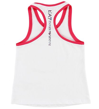 EA7 Tanktop - Hvid m. Blomst