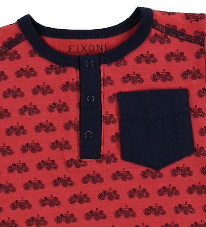 Fixoni T-shirt - Cardinal m. Traktorer