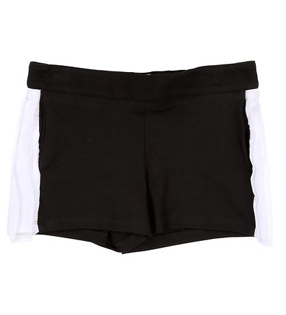 Karl Lagerfeld Shorts - Sort/Hvid m. Flser