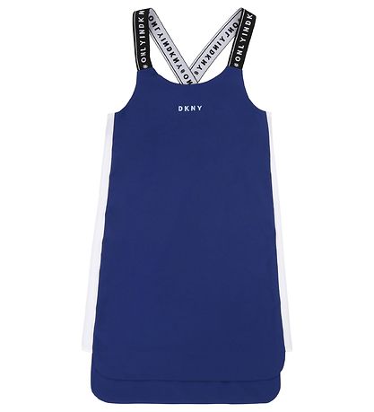 DKNY Kjole - Bl/Hvid