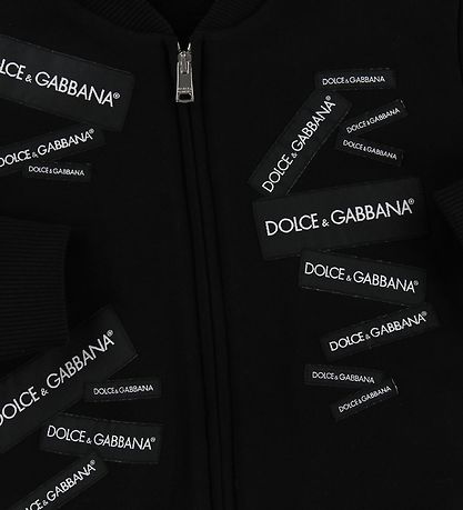 Dolce & Gabbana Cardigan - Sort m. Patches