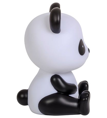 A Little Lovely Company Natlampe - Panda - 19 cm - Sort/Hvid