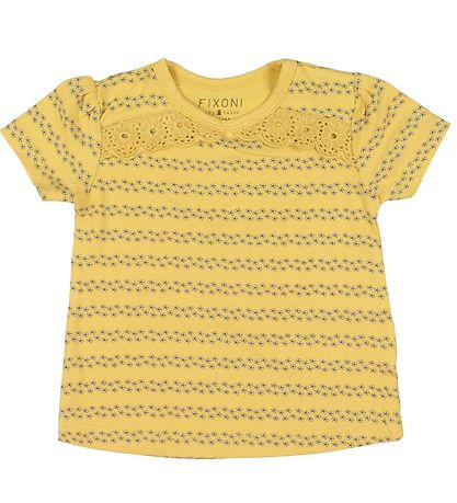 Fixoni T-shirt - Rattan m. Blomster