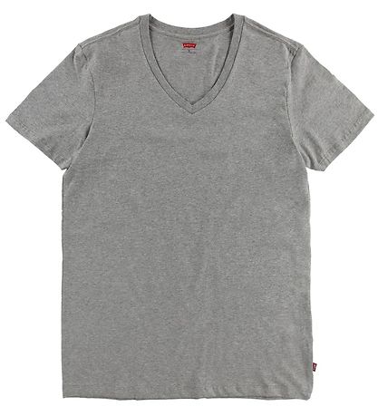 Levis T-shirt - 2-pak - V-Neck - Grmeleret