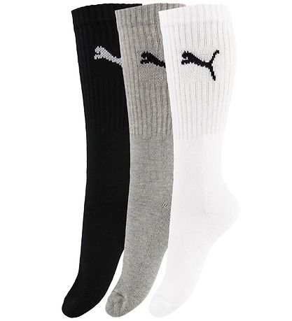 Puma Strømper - 3-pak - Sport - Hvid/Gråmeleret/Sort