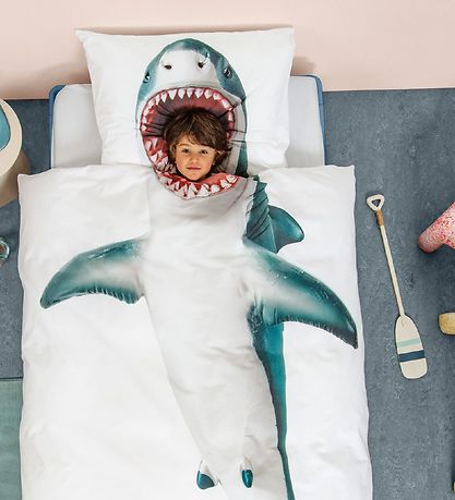 Snurk Sengetøj - Voksen - Shark!