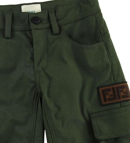 Fendi Kids Shorts - Armygrn