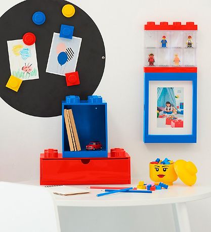 LEGO® Storage Opbevaringsskuffe - 8 Knopper - 31x15x9 - Rød