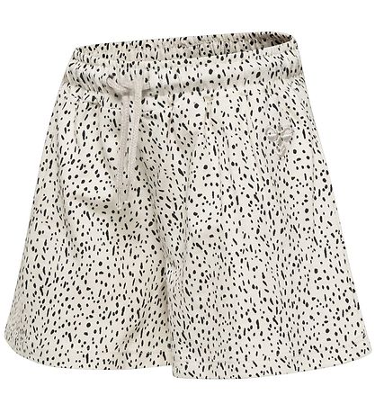 Hummel Shorts - HMLIrene - Creme m. Mønster