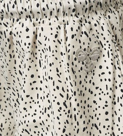 Hummel Shorts - HMLIrene - Creme m. Mønster