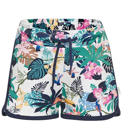 Hummel Shorts - HMLKaia - Lysegrn m. Blomster