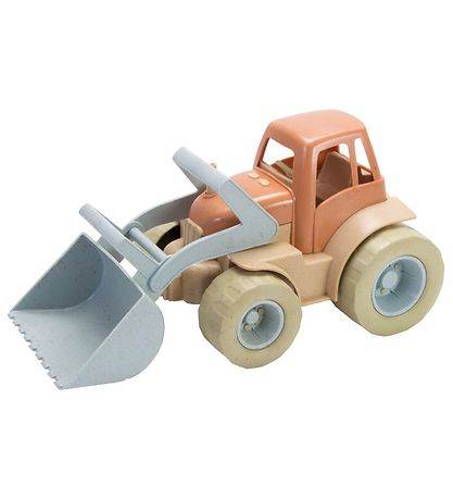 Dantoy BIO Plastic Traktor m. Grab - 29 cm - Pastel