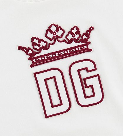 Dolce & Gabbana T-shirt - Hawaii - Hvid m. Rd