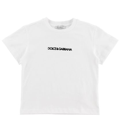 Dolce & Gabbana T-shirt - DNA - Hvid m. Logo