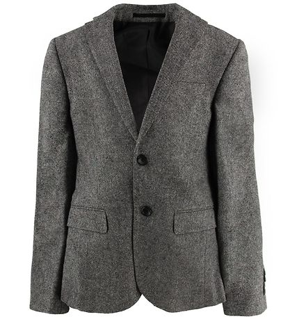 Grunt Blazer - Uld/Polyester - Salt & Pepper