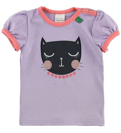 Freds World T-shirt - Lavendel m. Kat