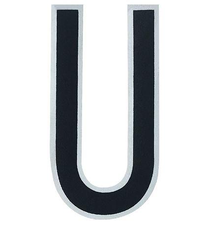 Design Letters Klistermrke - Mobil - U - 5cm - Black