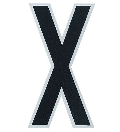 Design Letters Klistermrke - Mobil  - X - 5cm - Black