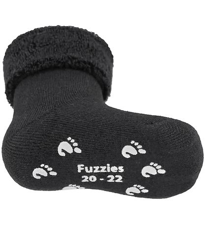 Fuzzies Gåstrømper m. Antiskrid - Koksgrå