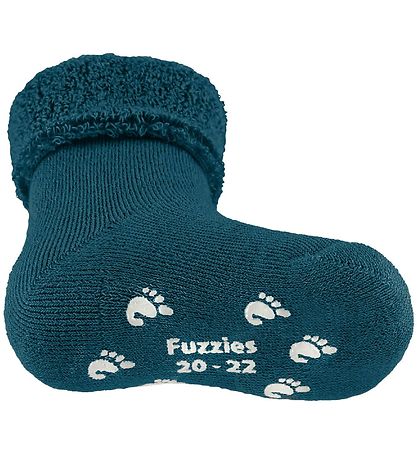 Fuzzies Gstrmper m. Antiskrid - Petroleum