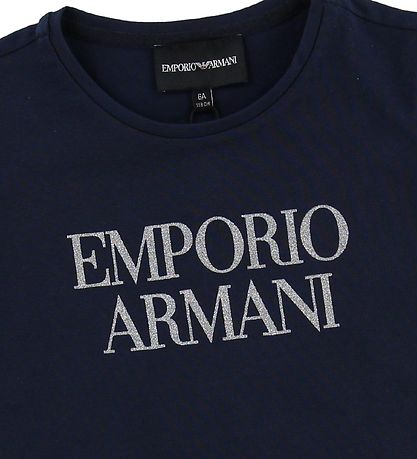 Emporio Armani T-shirt - Navy m. Glimmer