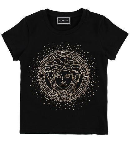 Versace T-shirt - Sort m. Guld Medusa