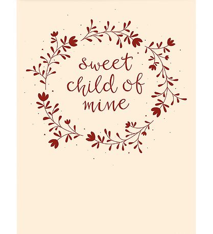 A Little Lovely Company Plakat - 50x70 cm - Sweet child
