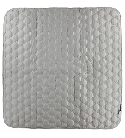 Smallstuff Legetæppe - 100x100 - Quilted - Lysegrå