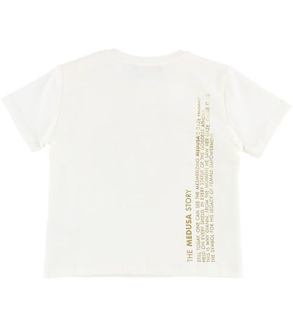 Versace T-shirt - Creme m. Guld