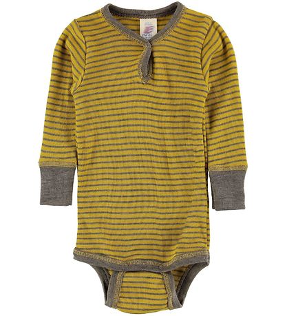 Engel Body l/ - Uld/Silke - Saffron/Walnut