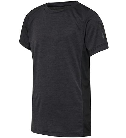 Hummel T-shirt - HMLHarald - Mørkegråmeleret