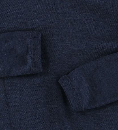 Engel Bluse - Uld/Silke - Navy