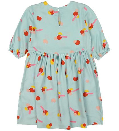 Stella McCartney Kids Kjole - Viskose - Mint m. Mnster