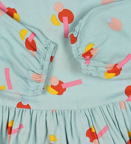 Stella McCartney Kids Kjole - Viskose - Mint m. Mnster