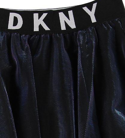 DKNY Nederdel - Sort/Holografisk m. Logo