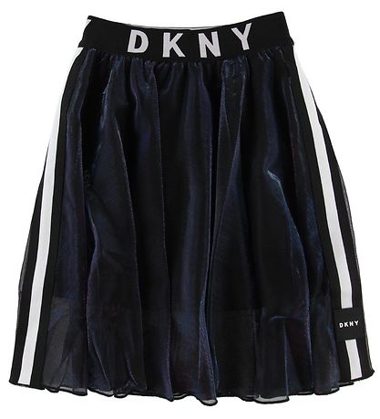 DKNY Nederdel - Sort/Holografisk m. Logo