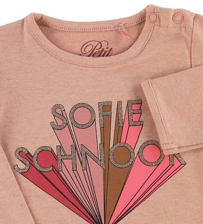 Petit by Sofie Schnoor Body l/ - Dicte - Rosameleret m. Print