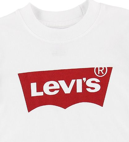 Levis T-shirt - Batwing - Hvid m. Logo