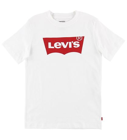 Levis T-shirt - Batwing - Hvid m. Logo