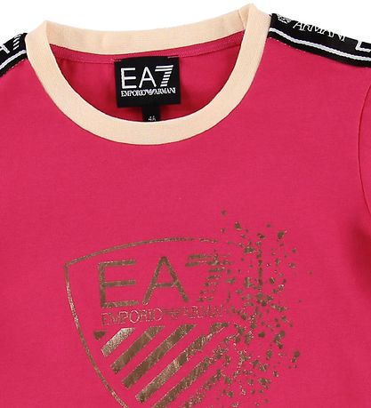 EA7 T-shirt - Pink m. Print/Logostribe