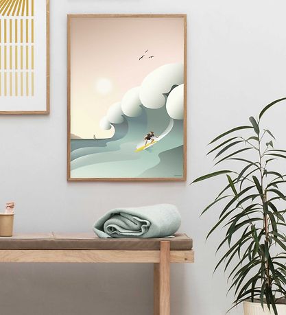 Vissevasse Plakat - 50x70 - Surfer