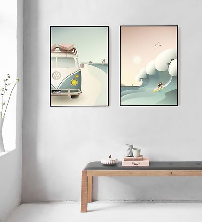 Vissevasse Plakat - 50x70 - Surfer