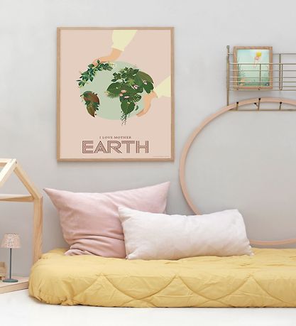 Vissevasse Plakat - 50x70 - I Love Mother Earth