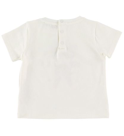 Emporio Armani T-shirt - Hvid m. Skilber