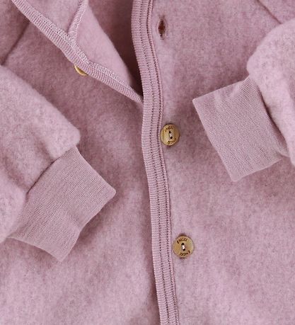 Engel Cardigan - Uld - Meleret Rosa