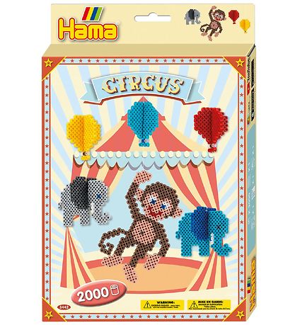 Hama Midi Perlesæt - 2000 stk - Cirkus