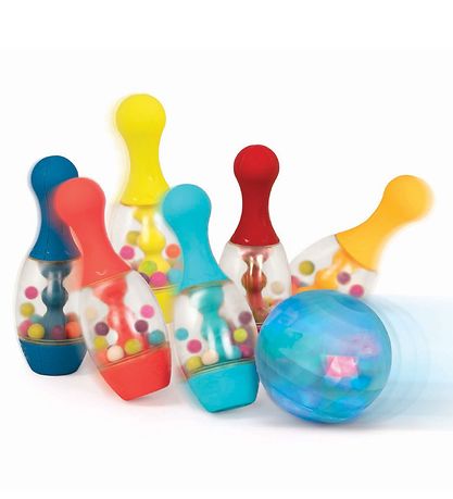 B. toys Bowlingspil - Let´s Glow Bowling - Multifarvet