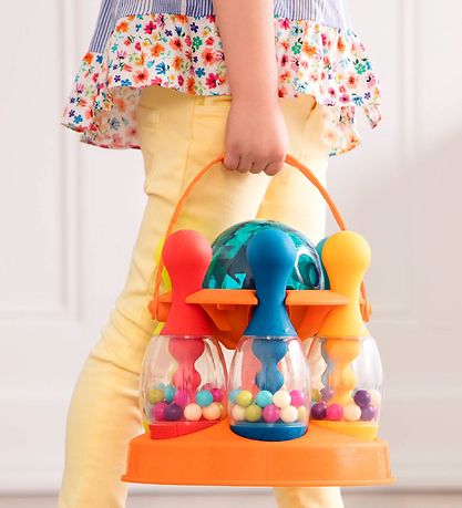 B. toys Bowlingspil - Let´s Glow Bowling - Multifarvet